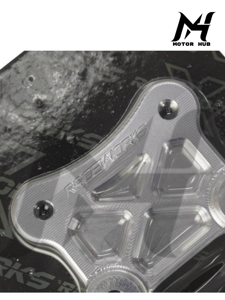Raceworks V.2 Pull Back Plate Harley Davidson [Raw Polish] RW7700139