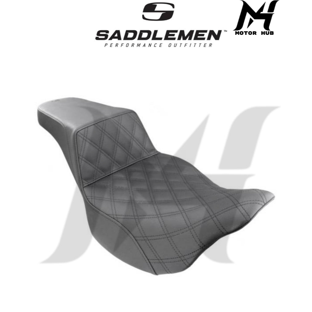 Saddlemen Step-Up Front LS Extended Reach Seat - FLHR, FLHT, FLHX & FLTR [Touring Models] 2008 - 2023 BG100864