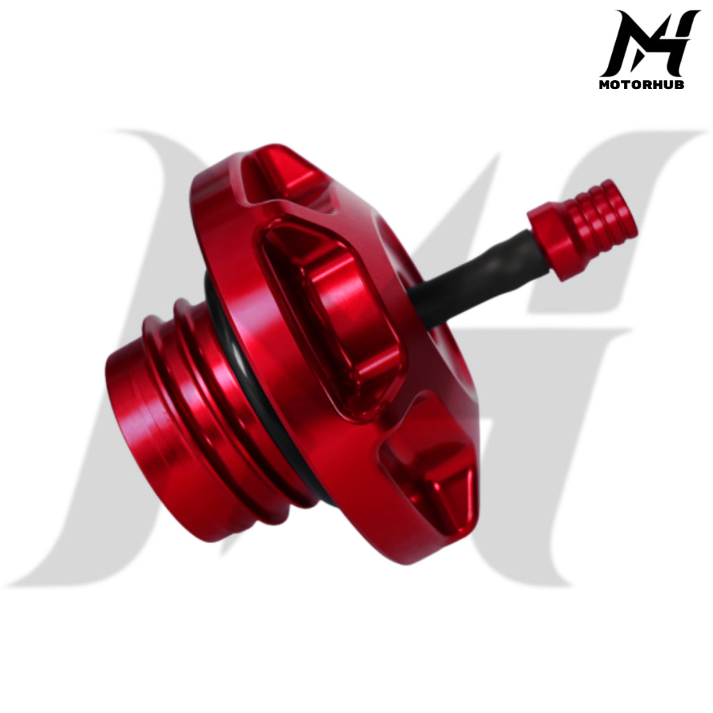 Universal Fuel Tank Cap Performance Harley Davidson V1 [Red] MH9900730