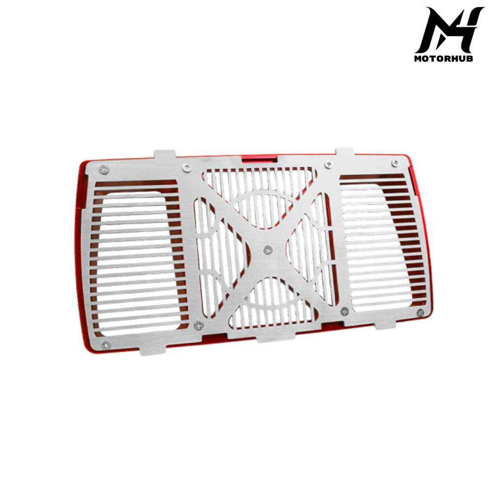 CastemKultur CNC Oil Cooler Cover Protection Radiator Guards Touring Gen2 2024+ [Red] MH9901215
