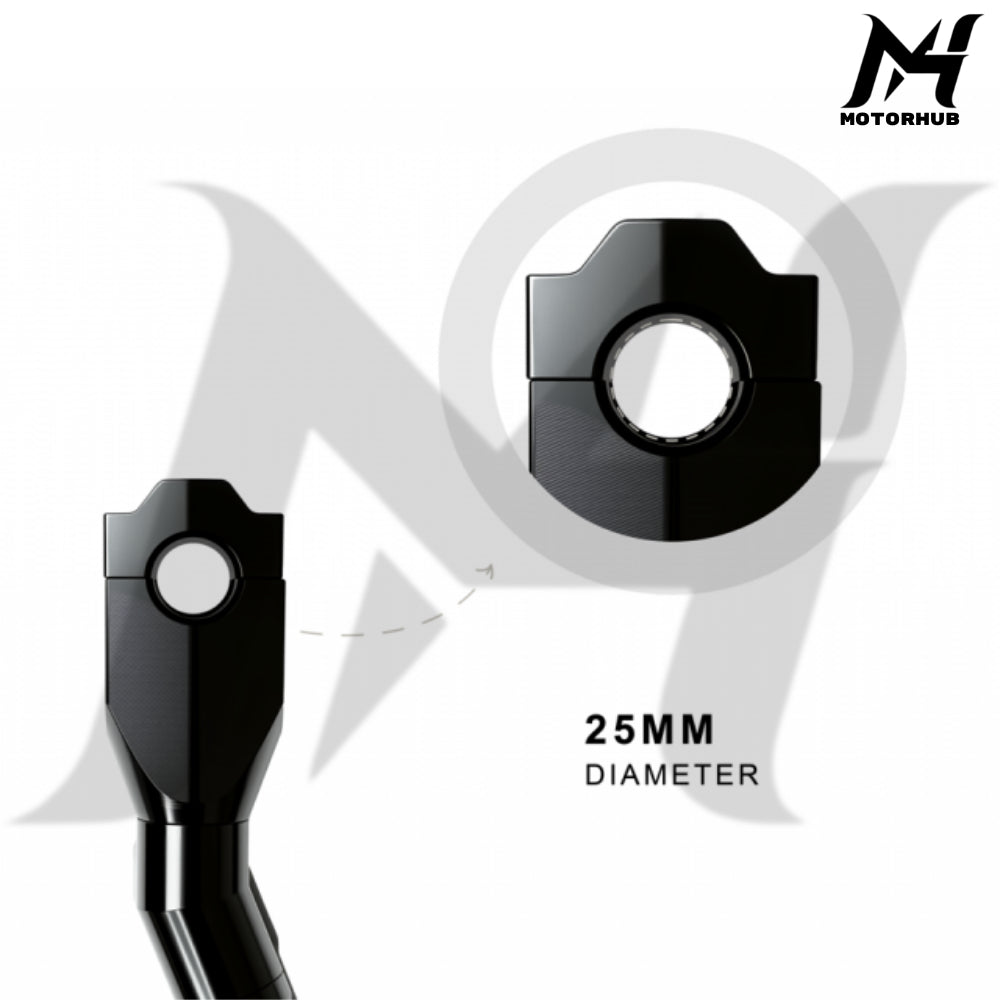 IronPulse 10 inch-1 inch Handlebar Risers [Black] Riser 10 inch MH9901045