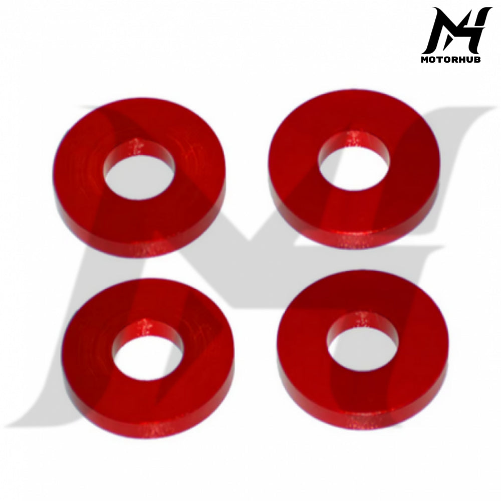 Red Washer Harley Touring Crash Bar Engine [4Pcs/Set] MH9900256