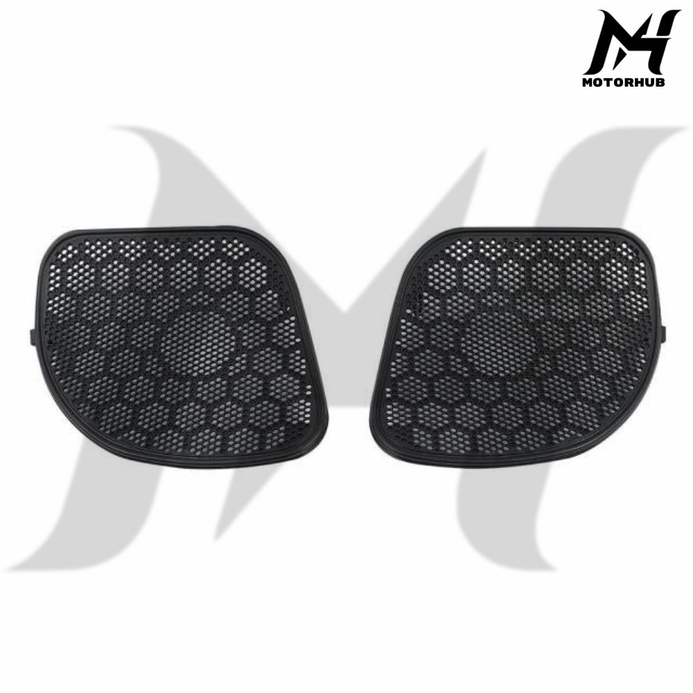 Matte black Fairing Glove Box Doors Speaker Grilles For Harley Road Glide 2014-2023 MH990021
