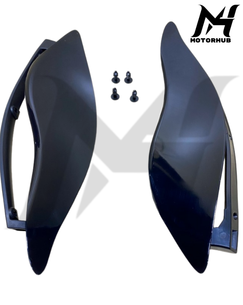 SIDE WING AIR DEFLECTOR HARLEY TOURING ELECTRA ULTRA STREET GLIDE 2014-2023 CW HD AD 014 BK