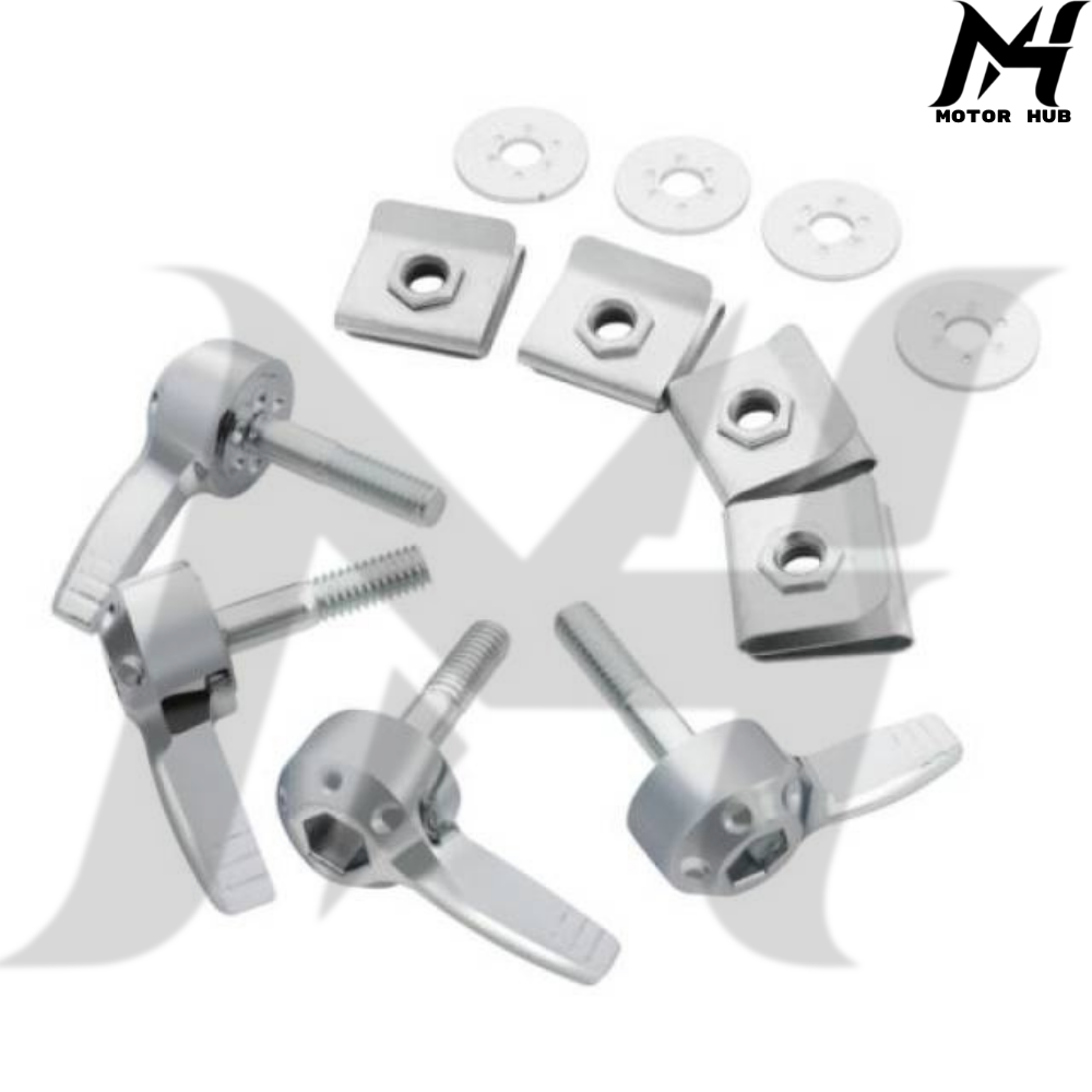 Saddlebag Lock Mounting Screw Kit Fit For Harley Touring 93-24 [Chrome] MH9900237