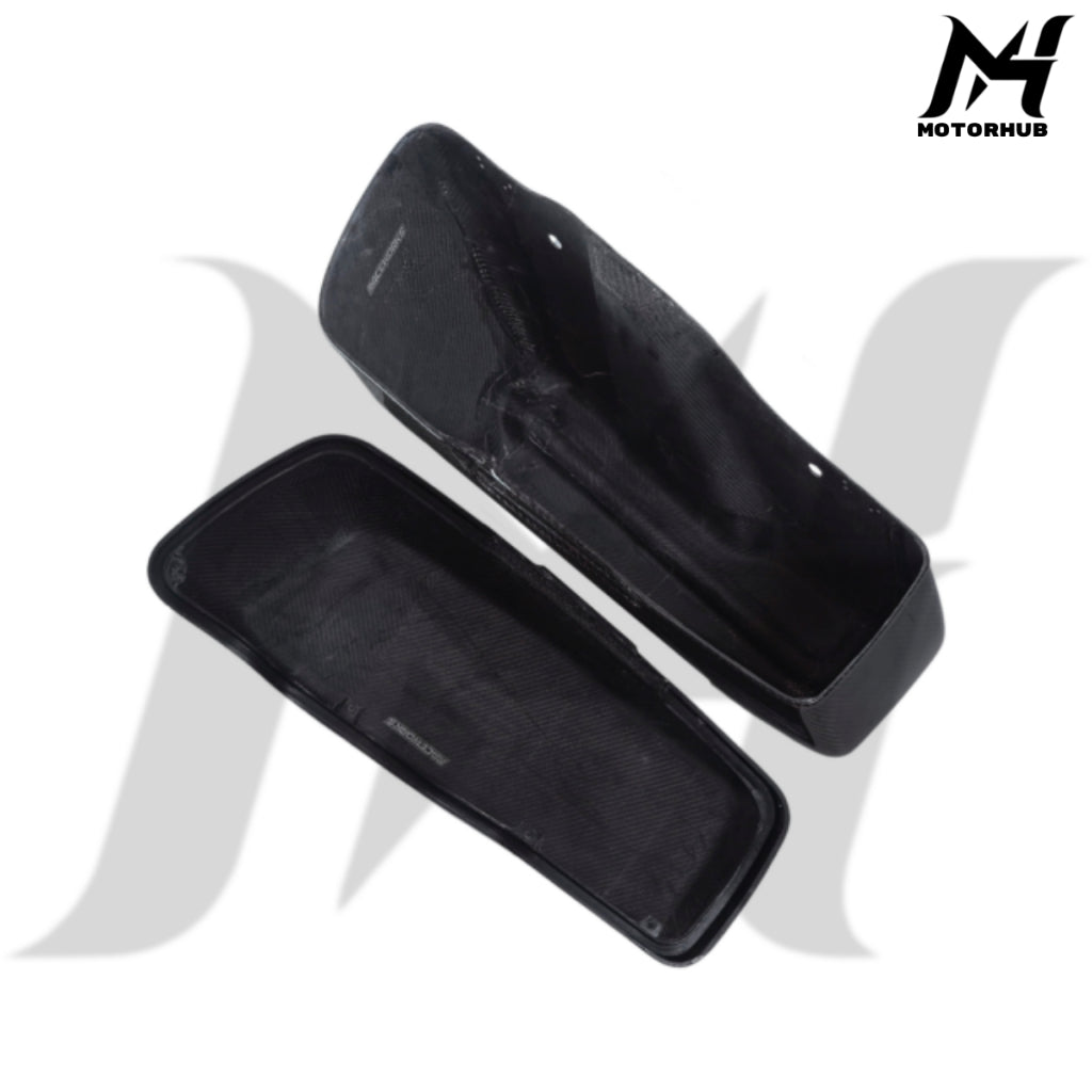Black Carbon Fiber Saddlebag Performance 2014-2023 Street Road Glide [Standard Twill Glossy] MH990081