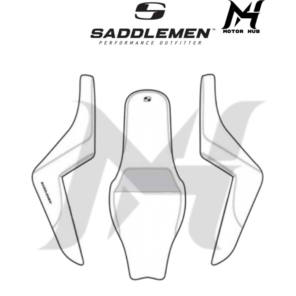 Saddlemen Step-Up Front LS Seat [Customs] FLHR, FLHT, FLHX & FLTR 2008-2023 [Touring Models] BG100868