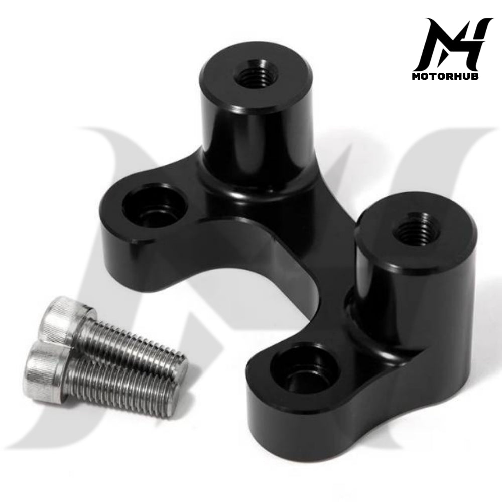 Pull back Plate Adapter Handlebar Riser Pull Back Plate Relocation Street Glide 2014-2023  [Black] MH9900703