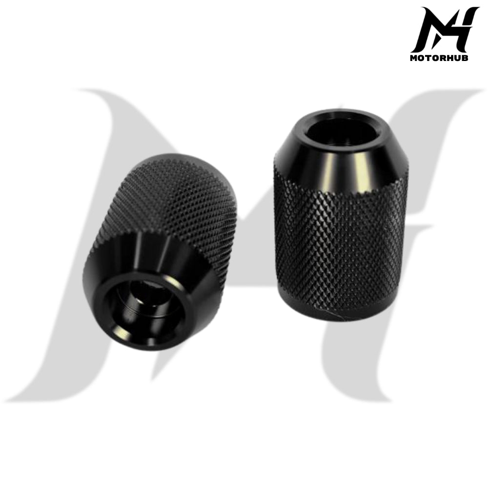 Billet CNC 6061 Crash Bar saddlebag Guard Sliders M12 [Black]   MH7700335