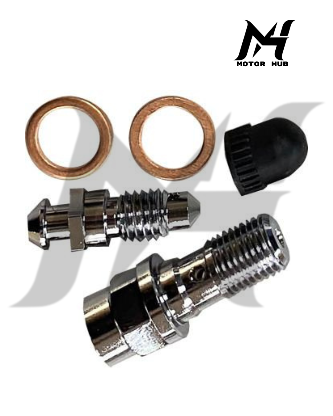 DRAG SPECIALTIES BLEEDER & CALIPER BANJO BOLT KIT BLEEDER FLH 2008-2023 M8 TC #1702-0708