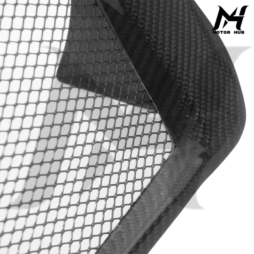 Carbon Fairing Spoilers Radiator Chin Cover For Harley Touring 23-24 [Standard twill Glossy] RW7700301
