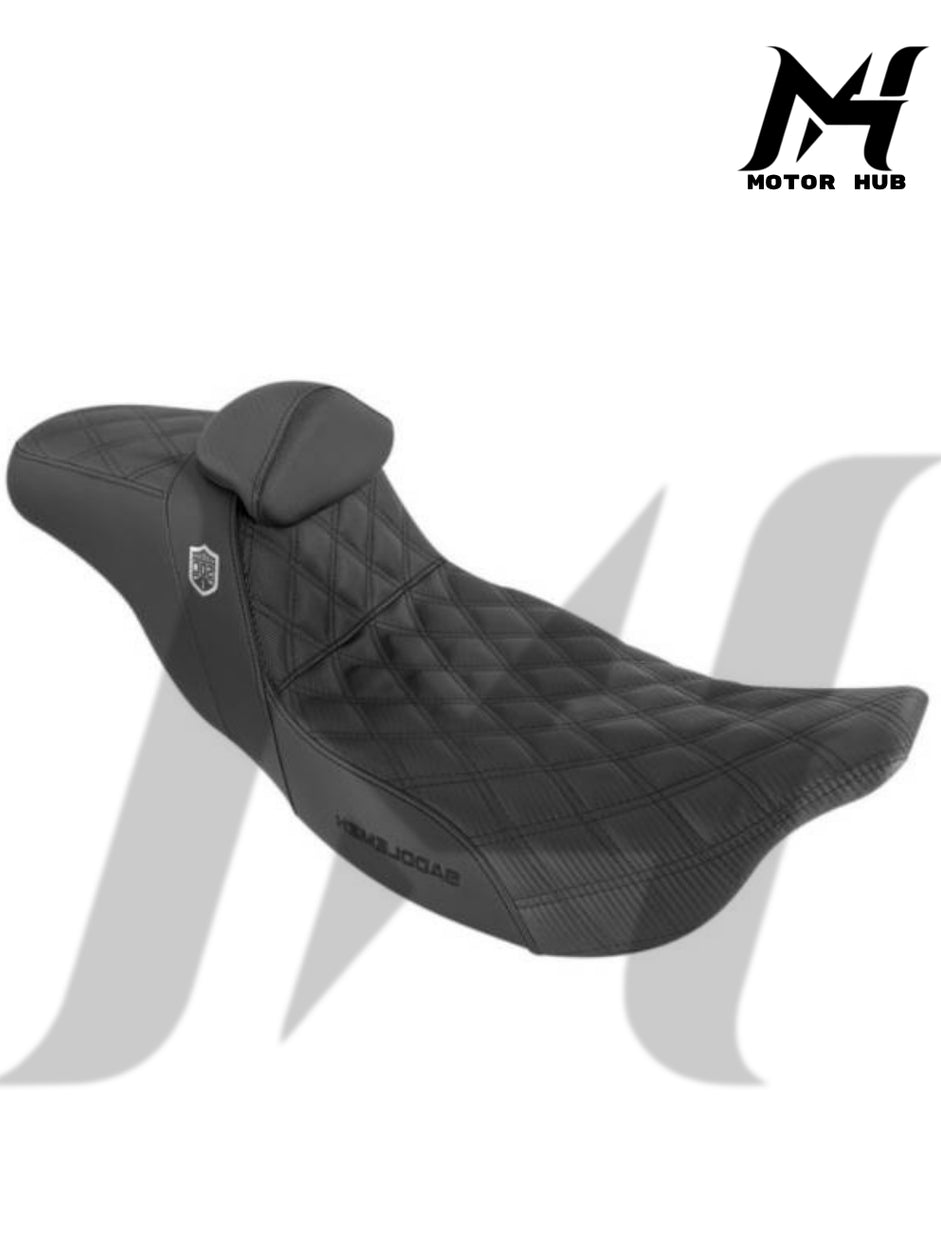 Saddlemen SDC Pro Series Performance Gripper Seat with Drivers Lumbar Rest [SC80807DBRT] BG100861