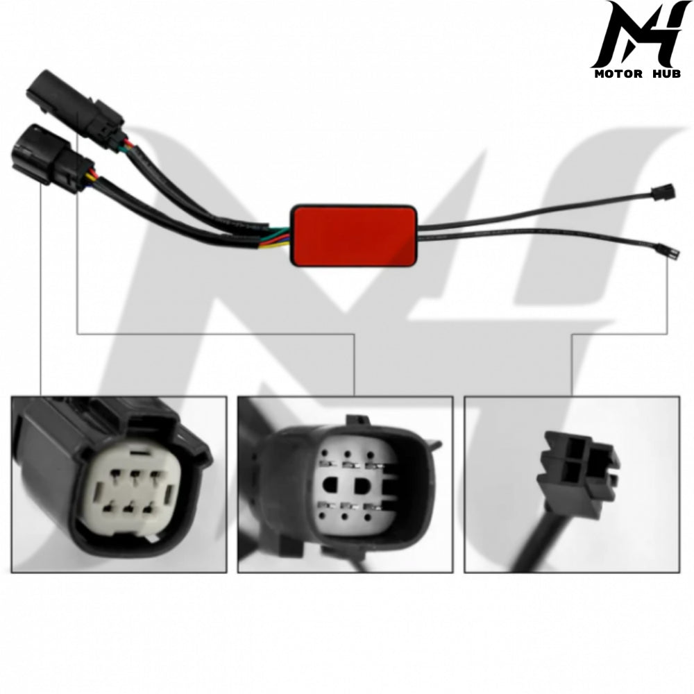 LED Saddlebag Tail Lights Fit Harley 2014-up [Red] MH9900267