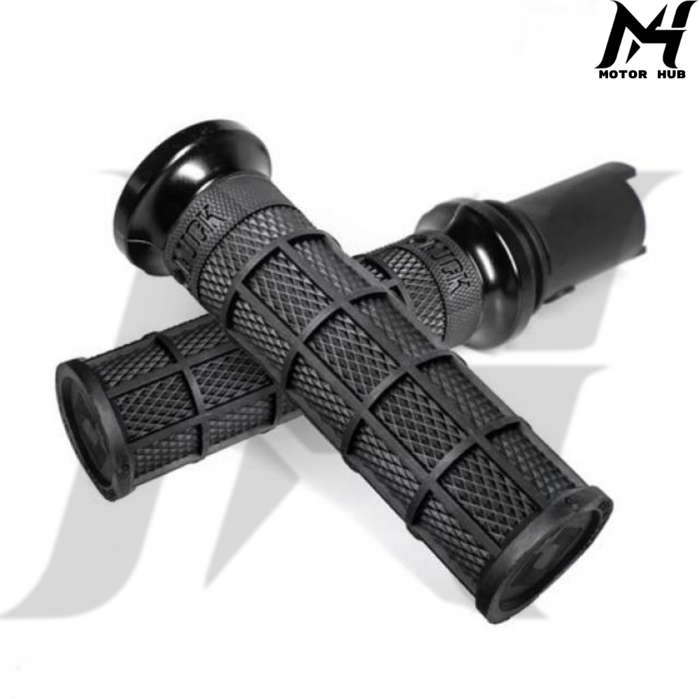 Odi Hart-Luck Signature Full-Waffle Grip Set (2023+ CVO) [Black-Black] MH9901062