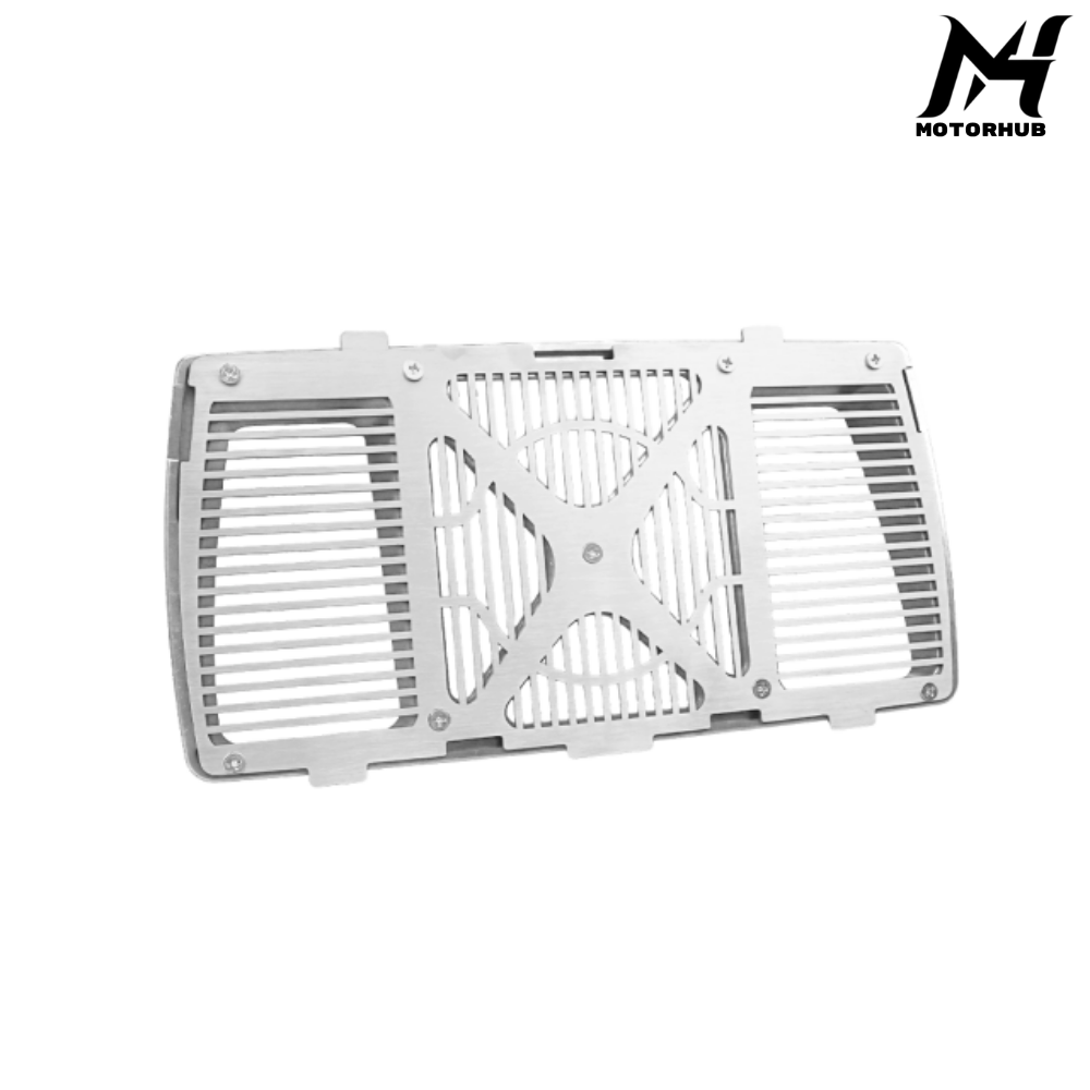 CastemKultur CNC Oil Cooler Cover Protection Radiator Guards Touring Gen2 2024+ [Silver] MH9901214