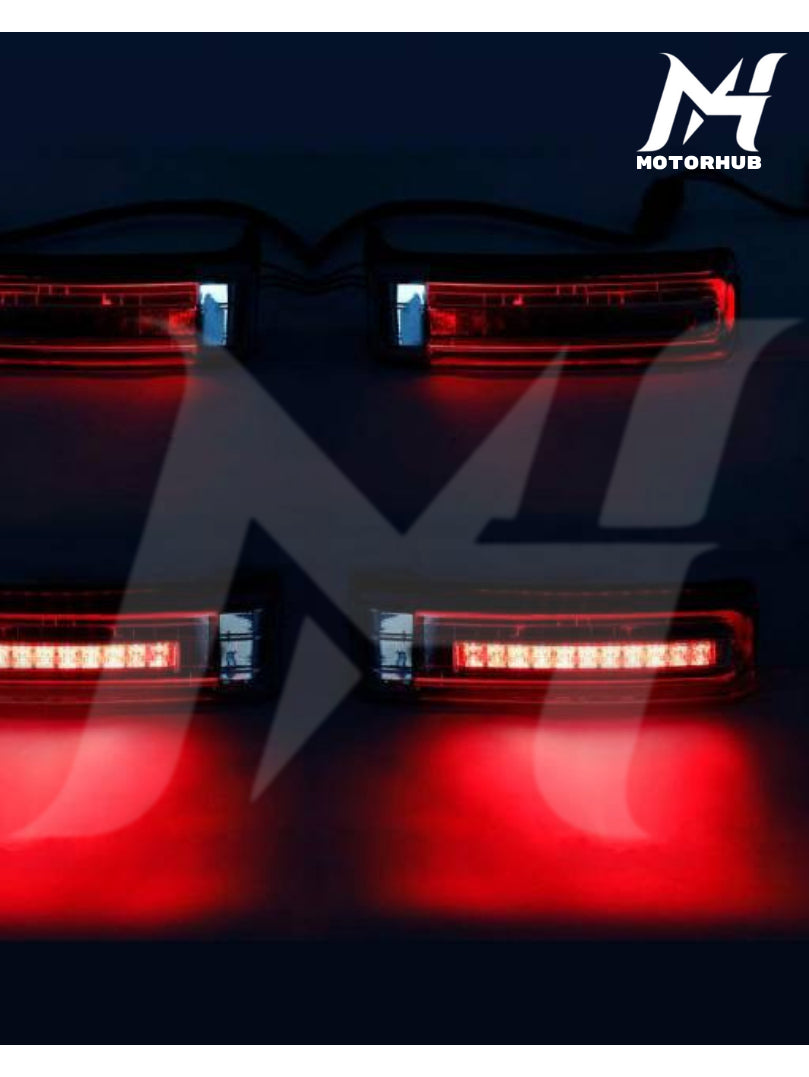 Saddlebags LED Brake Run Turn Signals Lights Fit For Harley Touring 2014-2023 [Black Smoke] MH9900233