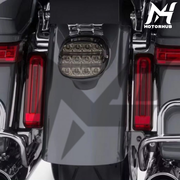 Strong Beam Saddlebag Filler Light Harley Touring 14-24 Performance Bagger Stop Light Harley Davidson Motorcycle [Black-Red] Lampu Harley MH990040