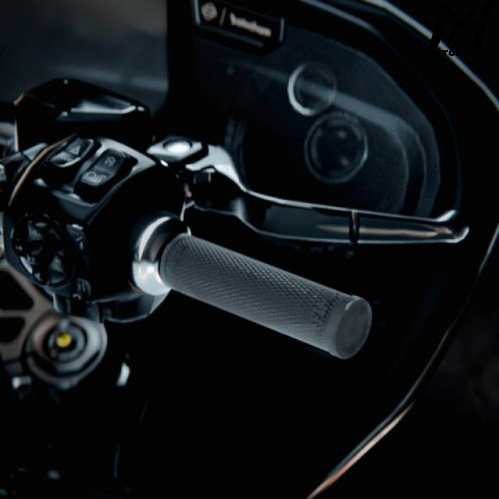 ODI Ruffian V-Twin Lock-On Grip Set (2023+ CVO) [Black-Polish] MH9901067