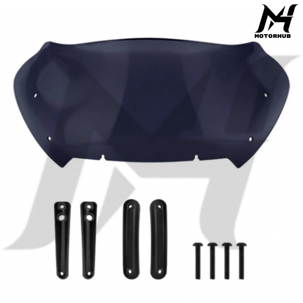 10 Inch Windshield Wave Wind Deflector Windscreen For Harley Touring RoadGlide 24-26 (Black) MH9901091