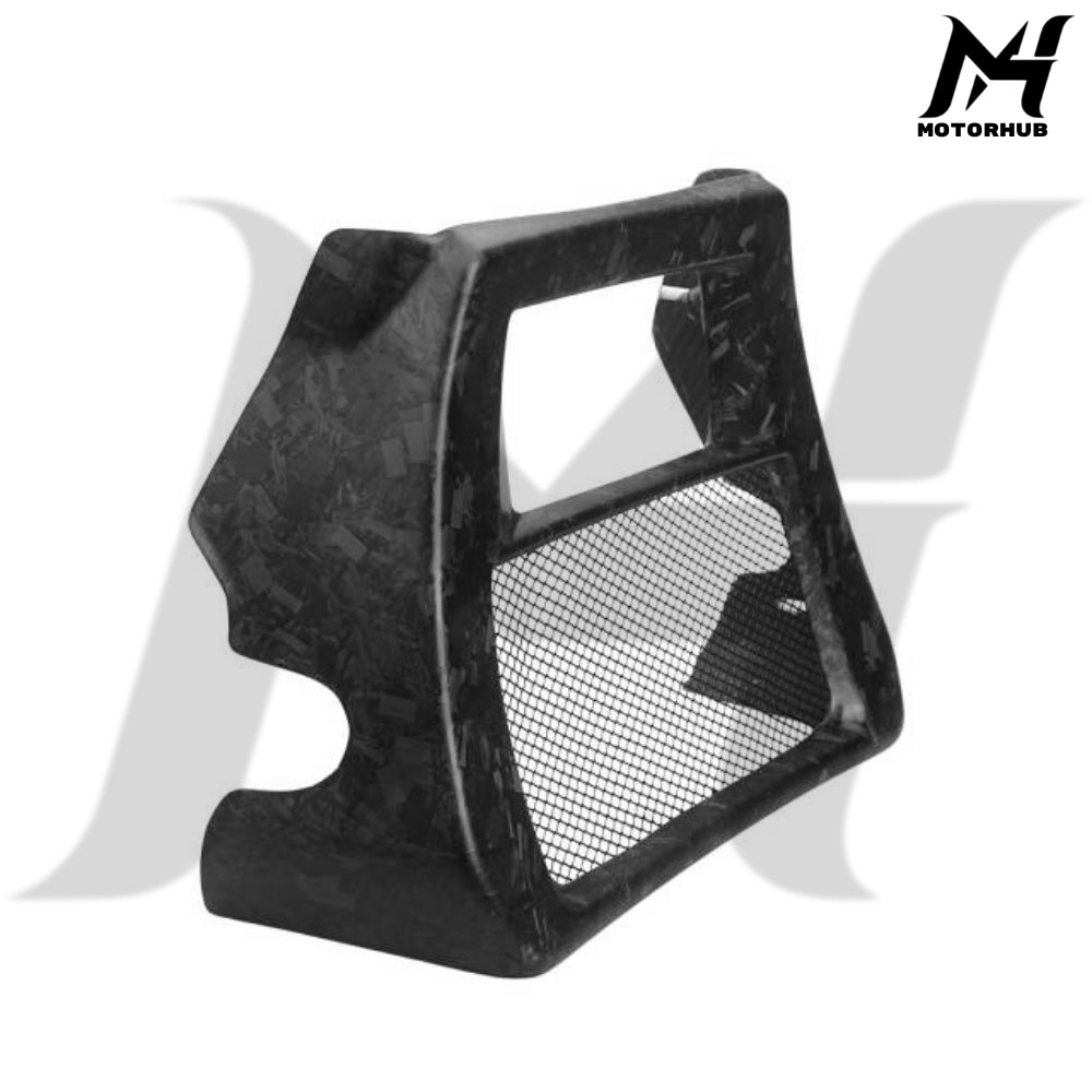 Carbon Fairing Spoilers Radiator Chin Cover For Harley Touring 23-24 [Forged Doff] RW7700281