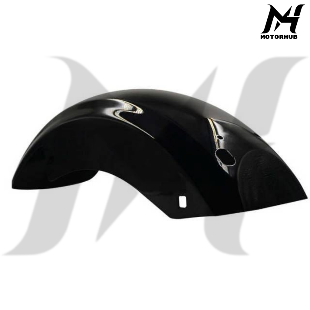 Black Chopped Saddlebags Solid Steel Rear Fender for Harley Touring 2009-2026 MH9900257