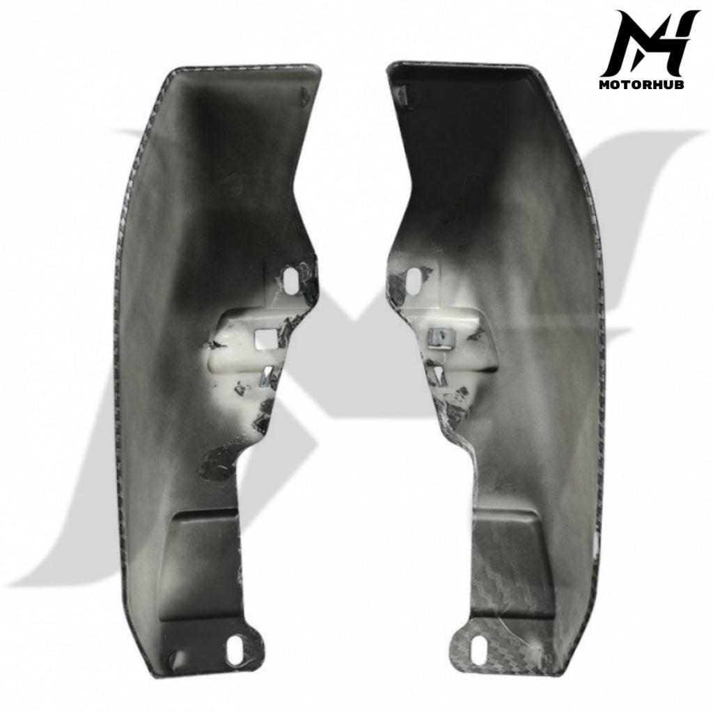 Mid-Frame Air Deflectors Fit For Harley Touring 2009-2026 [Carbon Clear] MH9900238