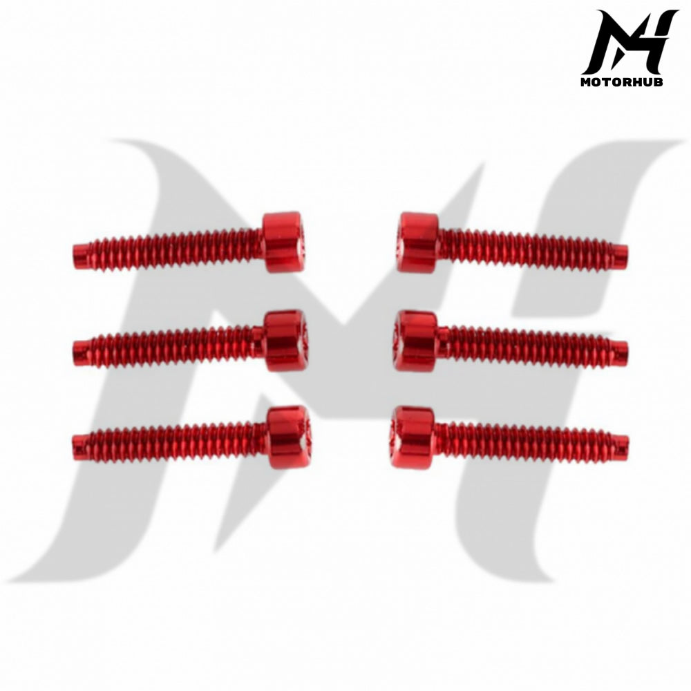 Red T27 Fairing Windshield Bolts Screws W Rubber Grommets Washer for Harley Softail Low Rider ST 117 FXLRST FXRST Windscreen 2022-2024 MH9900958