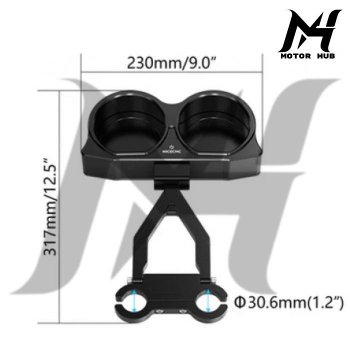 Nice CNC Instrument Bezel Gauges Relocation Mount Bracket Kit For Harley Davidson [Black] MH9900281