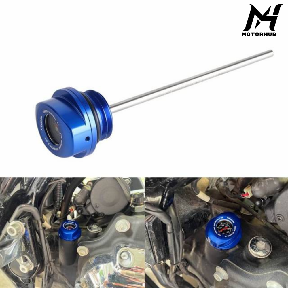Oil Dipstick With Temperature Gauge For Harley Touring M8 [Blue] MH9900631