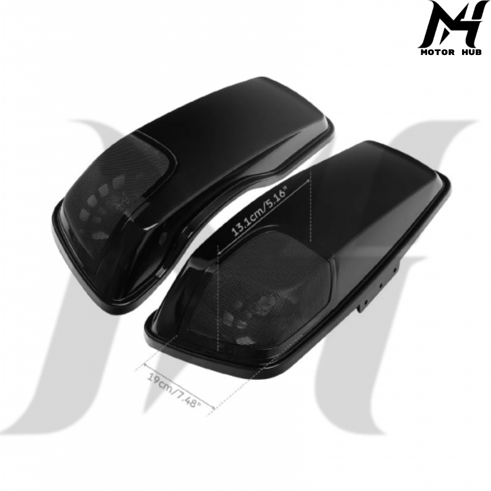 Hard Saddlebag Lids W/ 5×7 Speakers Cutouts w/Grill Fit For Harley Touring 2014-2023 MH9900166