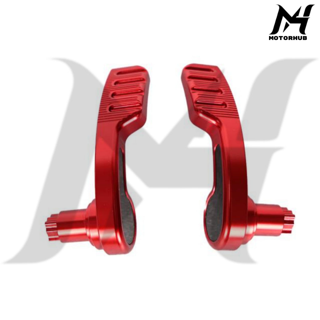 Saddlebag Latch Kit Saddle Bag Latches Lifter Carbon CNC T6061 Touring 2014-2026 [Red] MH7700346