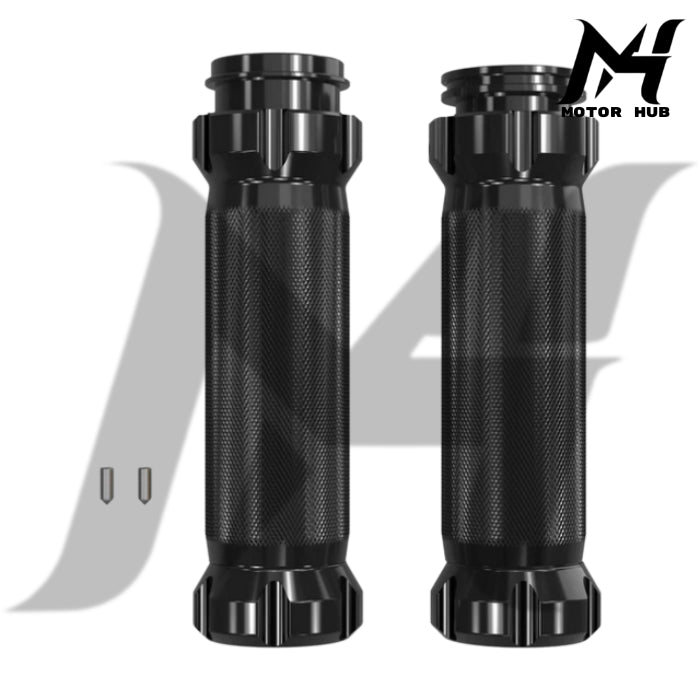 Hand Grip Harley TBW Nice CNC Aluminum HandGrips For Harley Davidson [Black] MH9900122