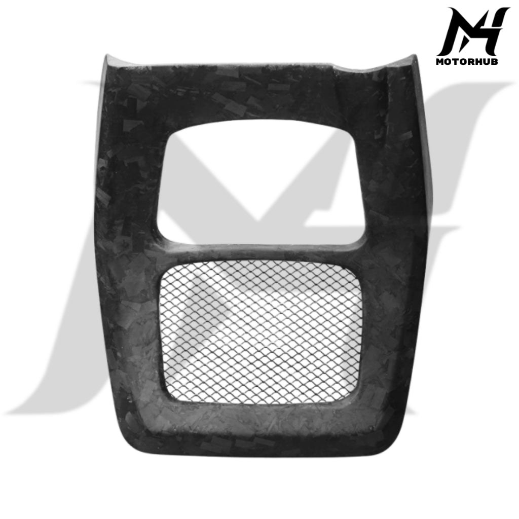 Carbon Spoiler Radiator Chine Cover Fit For Harley Touring 2014-2023[Forged Doff] RW7700285