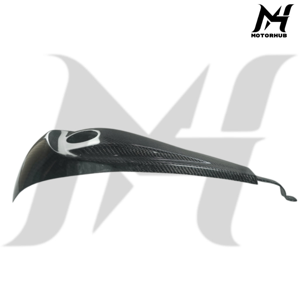 Carbon Fiber Tank Dash Console Gas Tank Cap Fit for 2009-2023 Harley Touring [Standard Twill Glossy] RW7700125