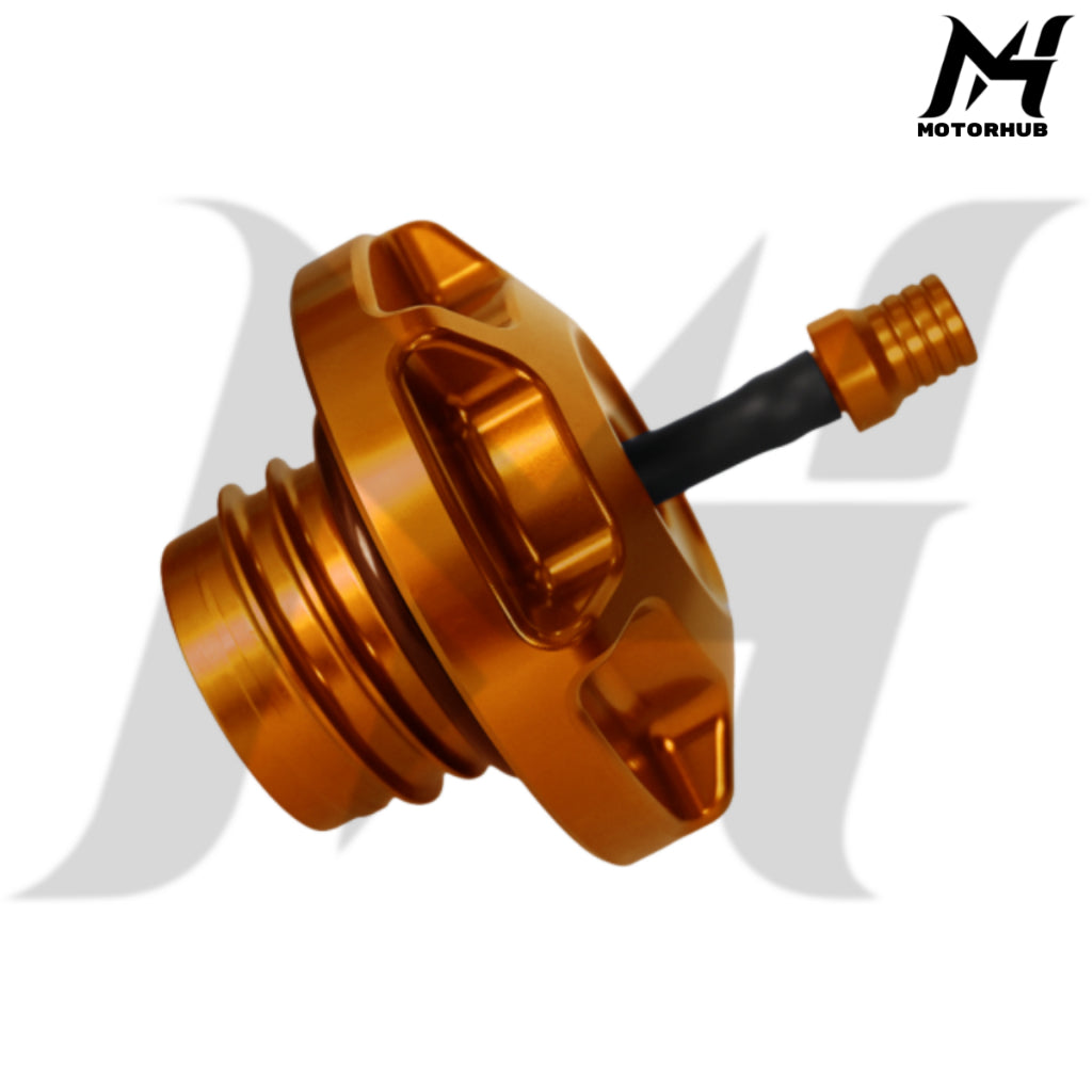 Universal Fuel Tank Cap Performance Harley Davidson V1 [Orange] MH9900731