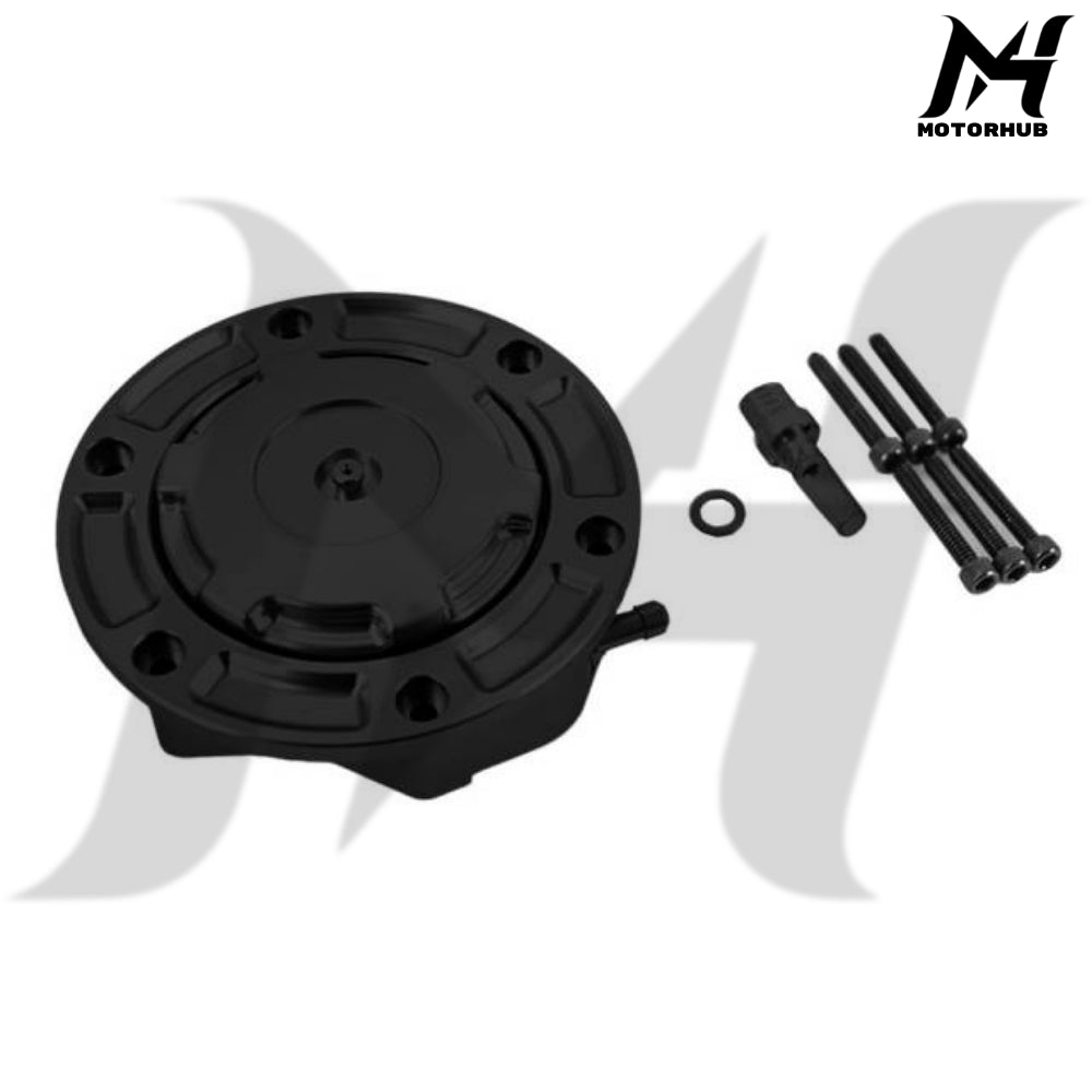 MX Vented CNC Aluminum Gas Cap 2023.5-later Touring [Black] MH9900935