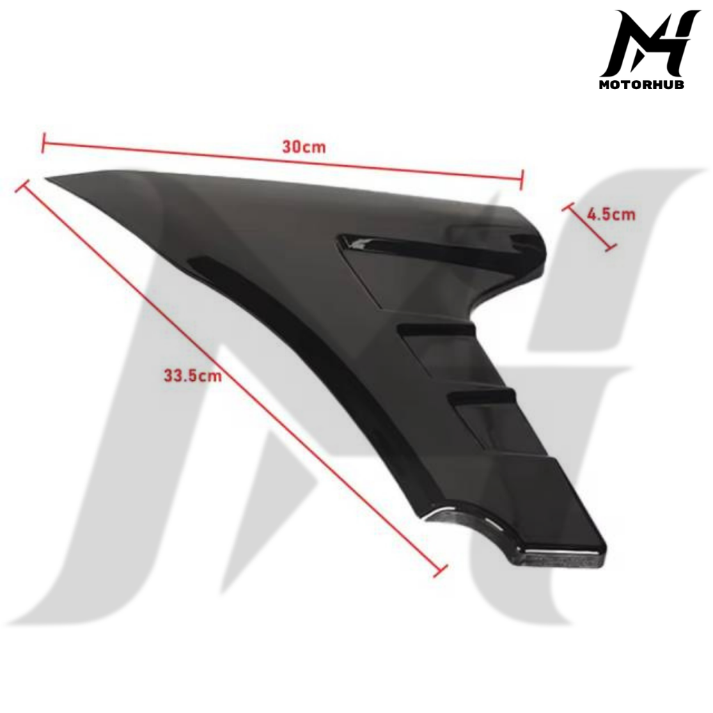 Fairing Front Side Cover V2 Road Glide 2024-2026 With Support Bar Braket [Black Glossy] MH9900667