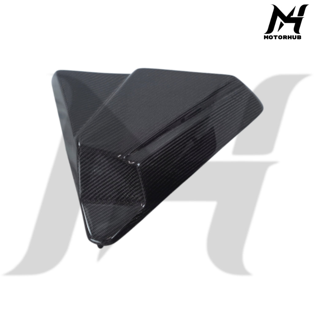 Black Carbon Fiber Side Cover for Harley 2014-2023 Street Road Glide [Standard Twill Glossy] BG100743