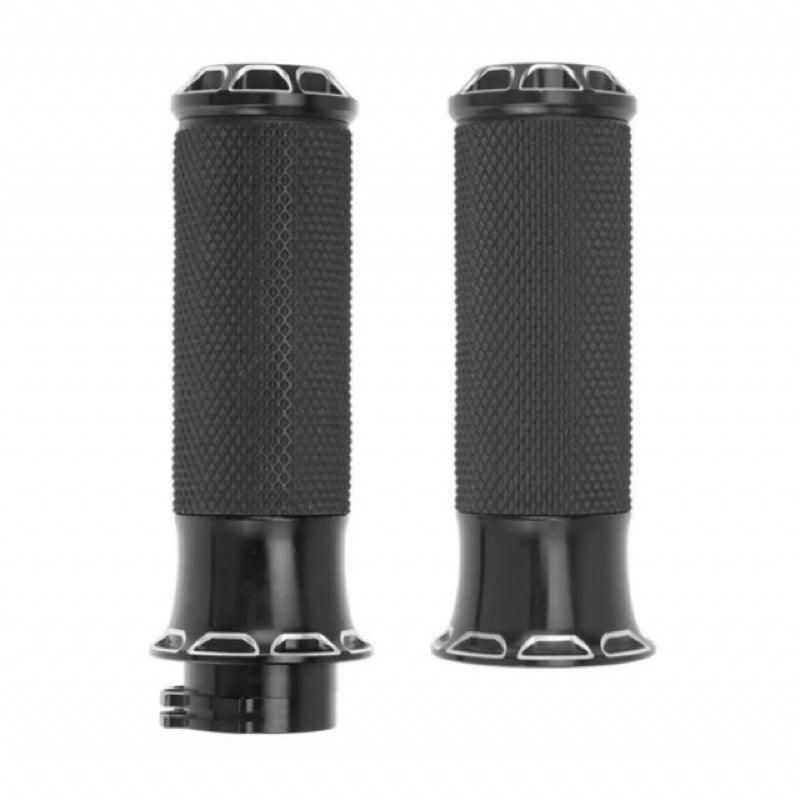 1 Inch Billet V.3 hand grips Throttle Cable Harley Davidson Motorcycle Touring Sportster Dyna Softail MH9900990
