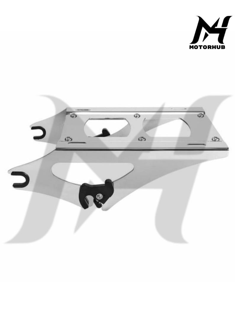 Bracket Tour Pack Road Glide Ultra Classic Electra Police Detachable Two-Up luggage Rack Fit For Harley Touring 14-24 Tour Pack [Chorme] MH9900224