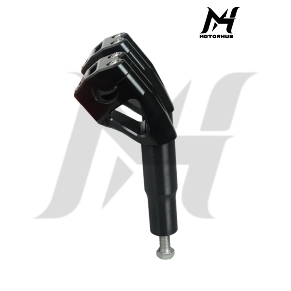 KARUS Workman 1-1/8 Kickback Risers 7 Inch [Black] MH9900604