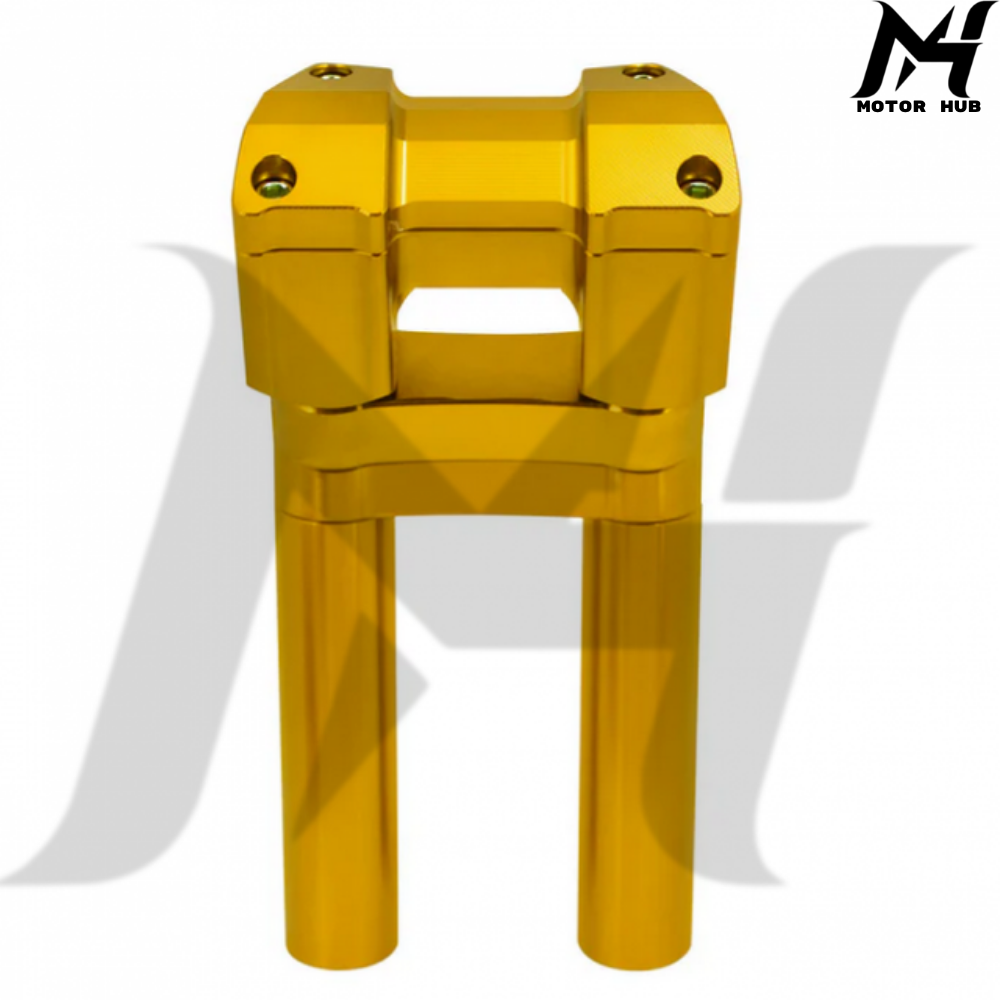 1-1/4 1-1.25 inch MX Tall Handlebar Riser 10 Inch [Gold] MH990060