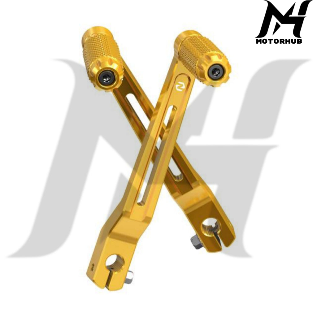Nice CNC Shifter Levers Set For Harley Davidson Street Glide FLHX 2017-2024 Fat Boy 114 FLFBS 2018-2024 [Gold] MH9900118