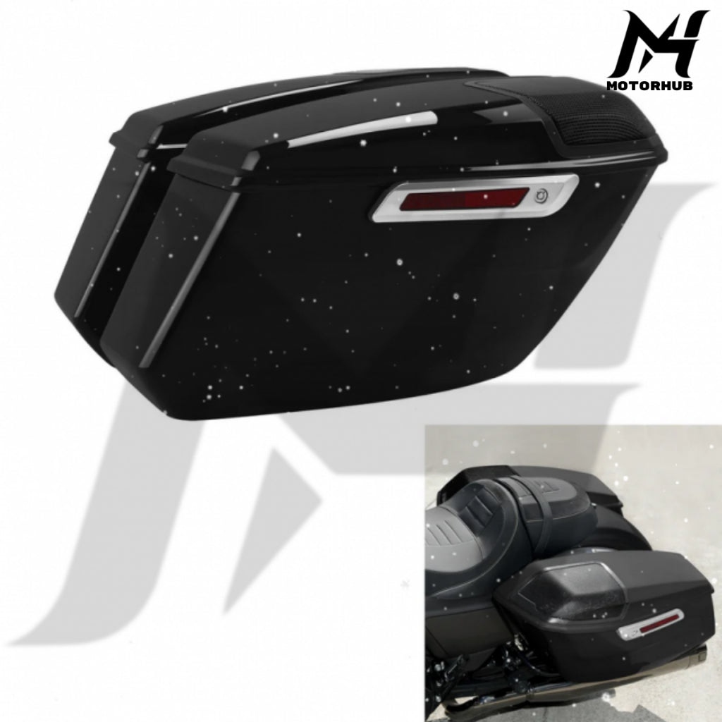 Gloss Black Saddlebags & 6X9 Speaker Cutout For Harley Road Glide Street Glide 2023-2025   MH9900206