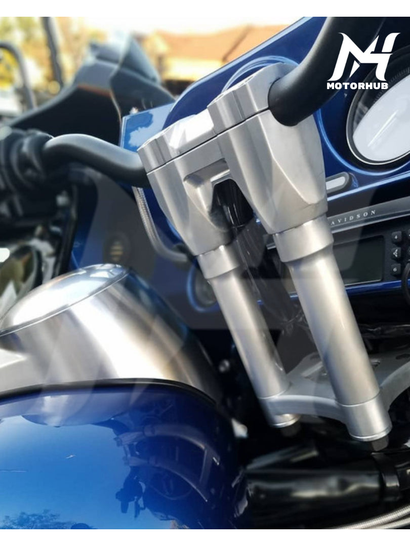 FM Fly Moto 1-1/8 Original 100% Style Bars for Stock Harley Hand Controls [Black] BG100785