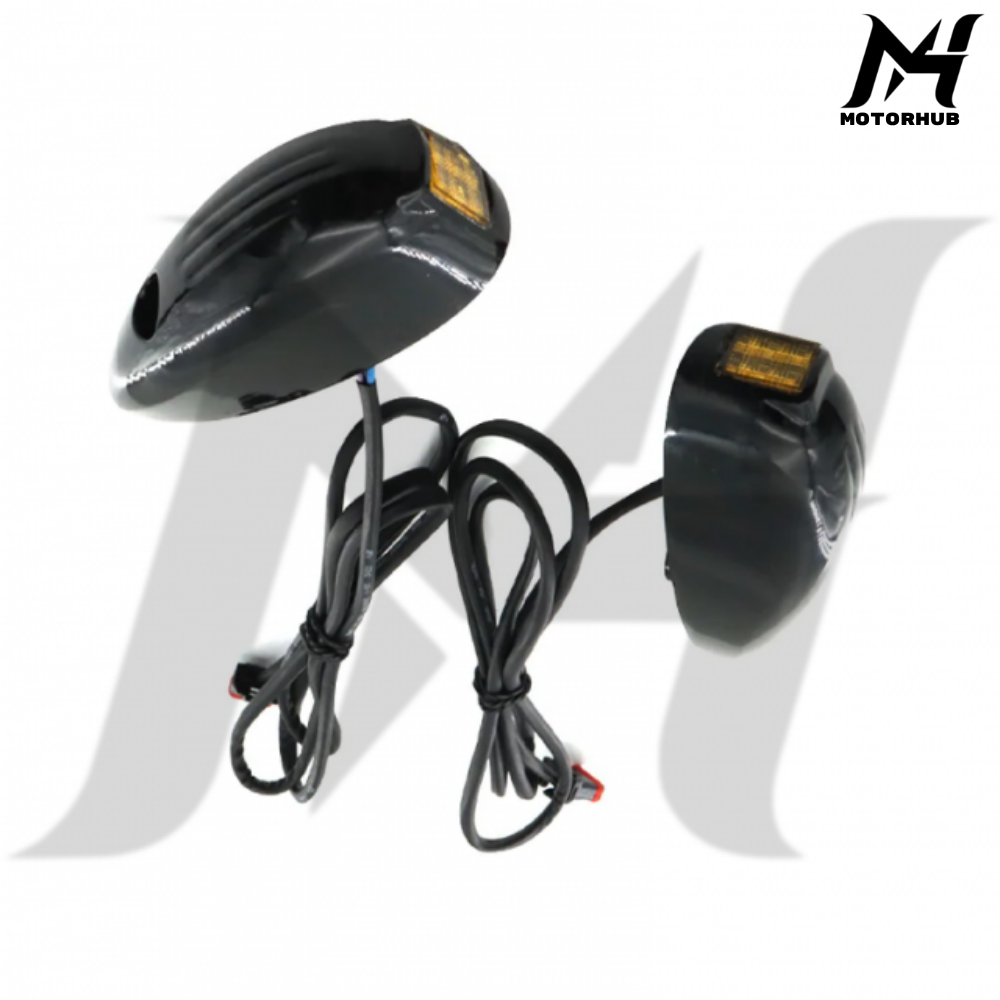 Strong Beam Front LED Turn Signals Running Yellow & Signal Amber Road Glide Touring [Yellow Lens] MH9900948