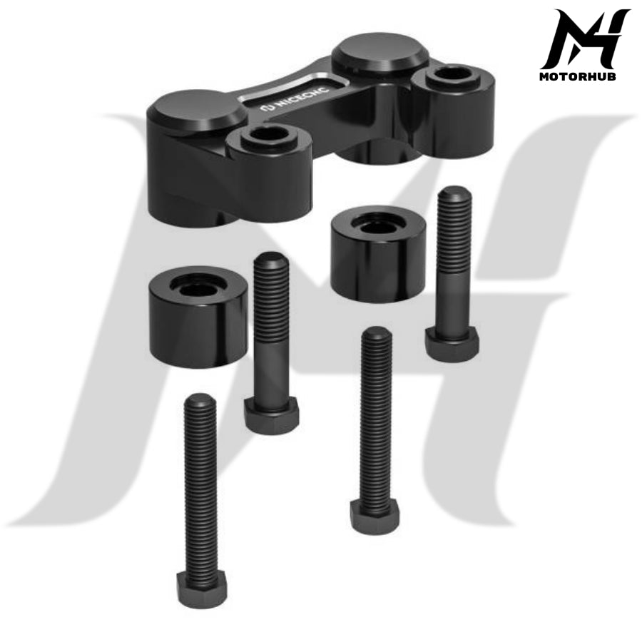 Nice CNC Pull Back Plate Road Glide Harley Davidson Handlebar Riser Relocation MH9900408