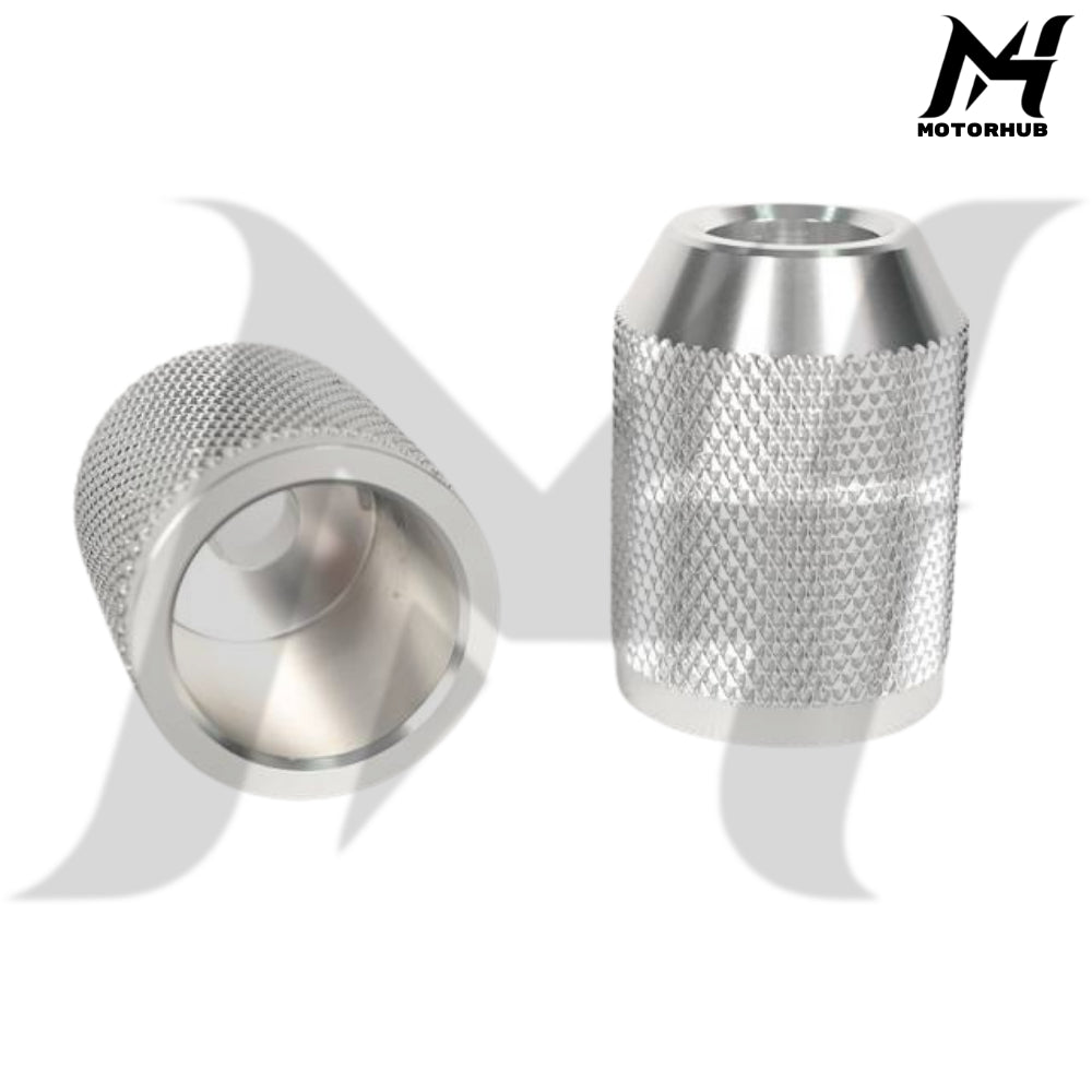 Billet CNC 6061 Crash Bar saddlebag Guard Sliders M12 [Silver]   MH7700336
