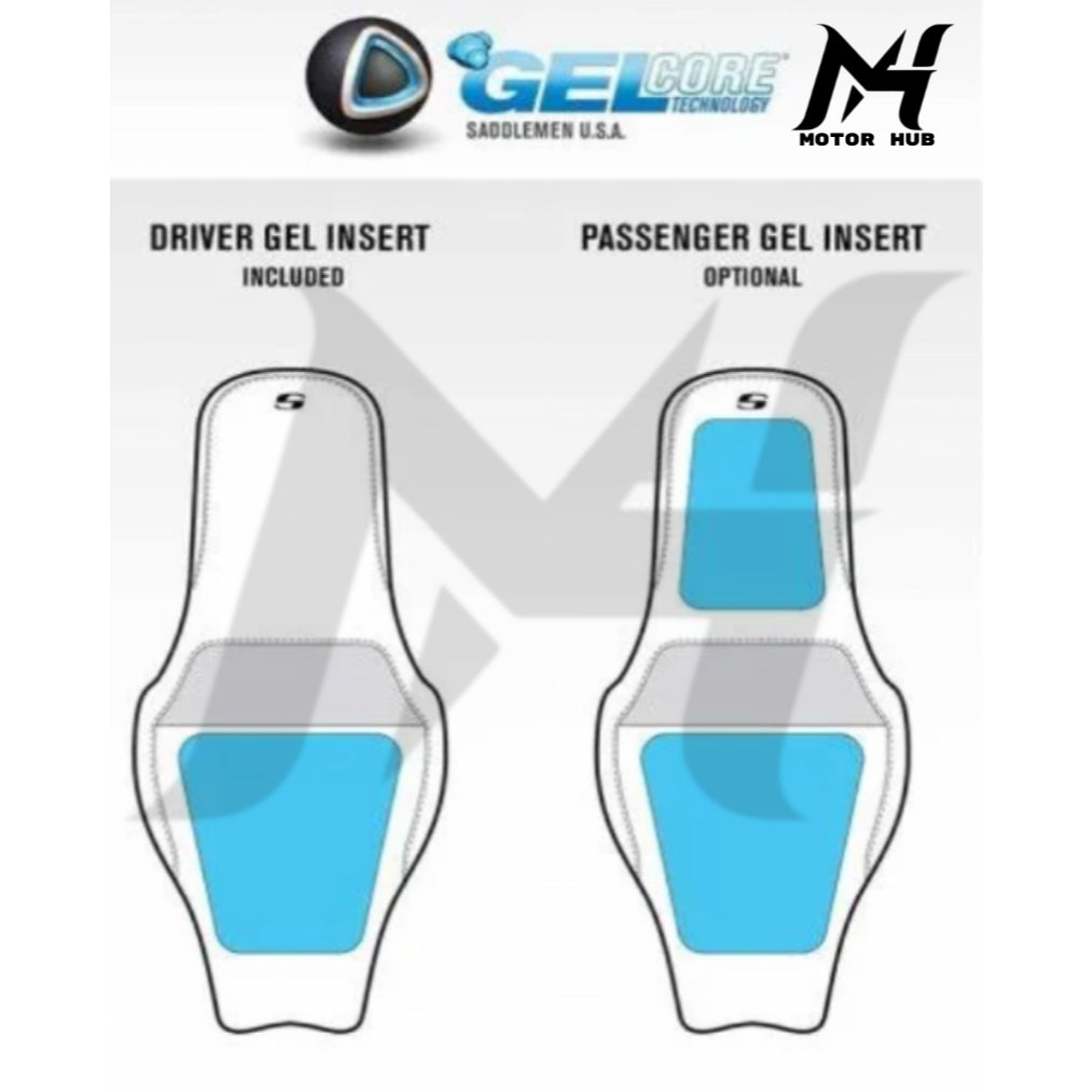 Saddlemen Step-Up Front LS Seat [Customs] Low Rider FXLR/FXLRS/FXLRST, Sport Glide FLSB 2018-2024 BG100869