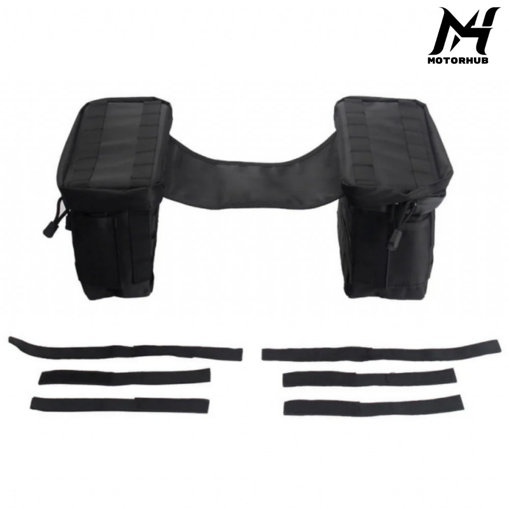 Black Saddlebags Saddle Bags Luggage Bags Universal BG100723